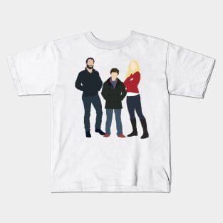 Wooden Swan Family Kids T-Shirt